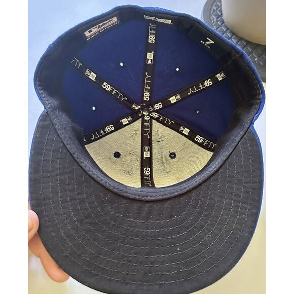 Seattle Mariners New Era Official On-Field Cap 59Fifty Hat Size 7 - Picture 5 of 7